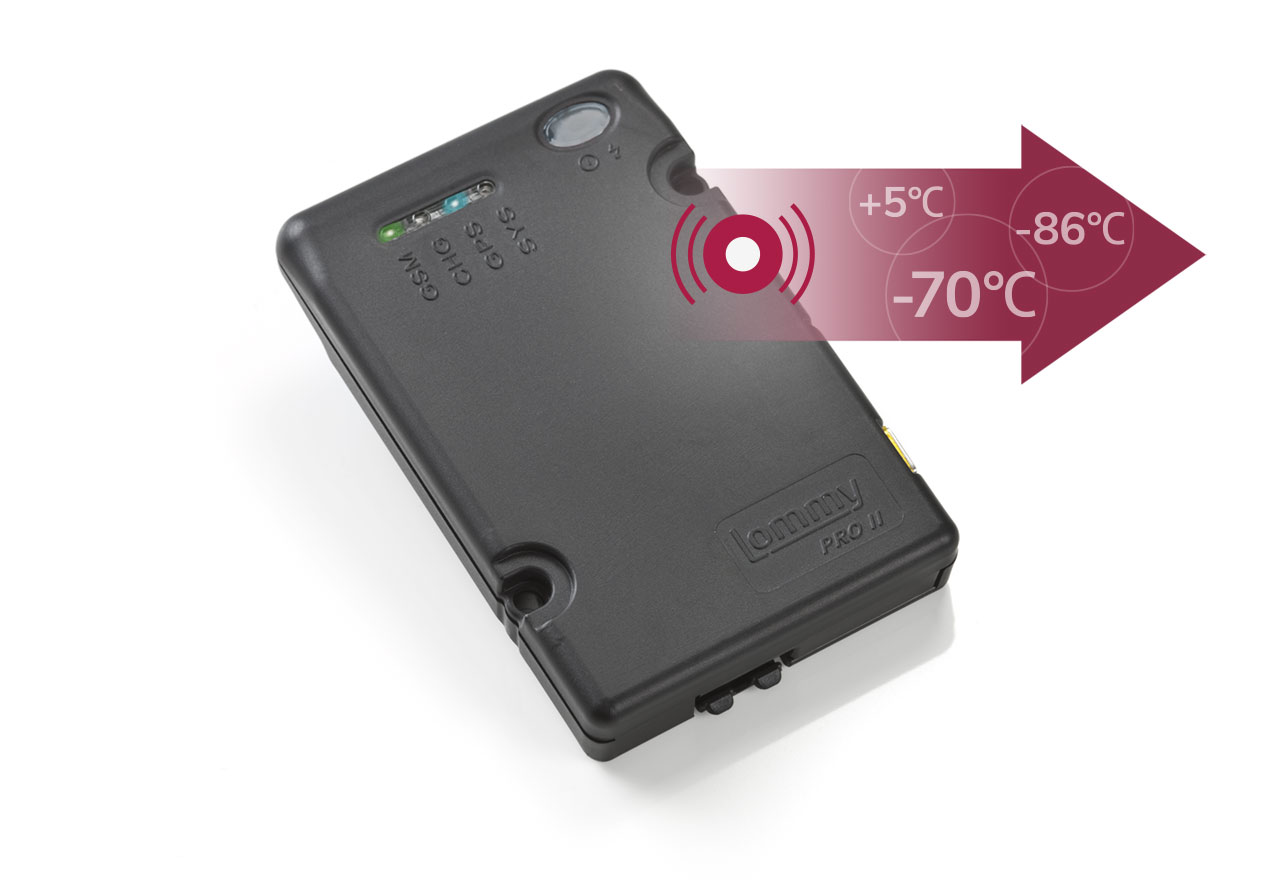 Lommy Pro Temperature Monitoring